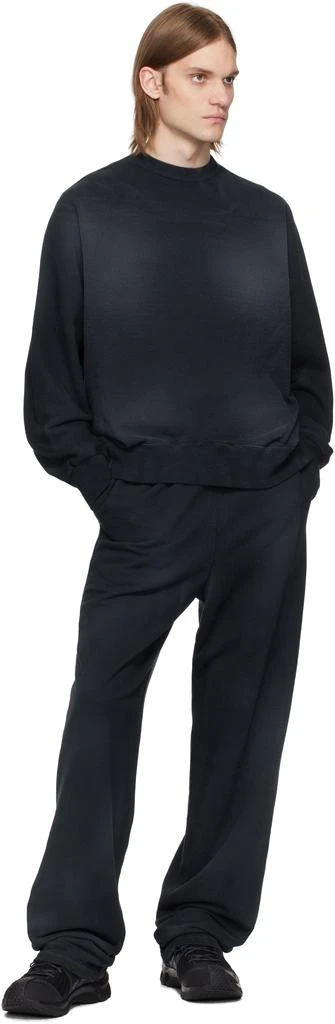 Omar Afridi Navy Dolman Crewneck Sweatshirt 4