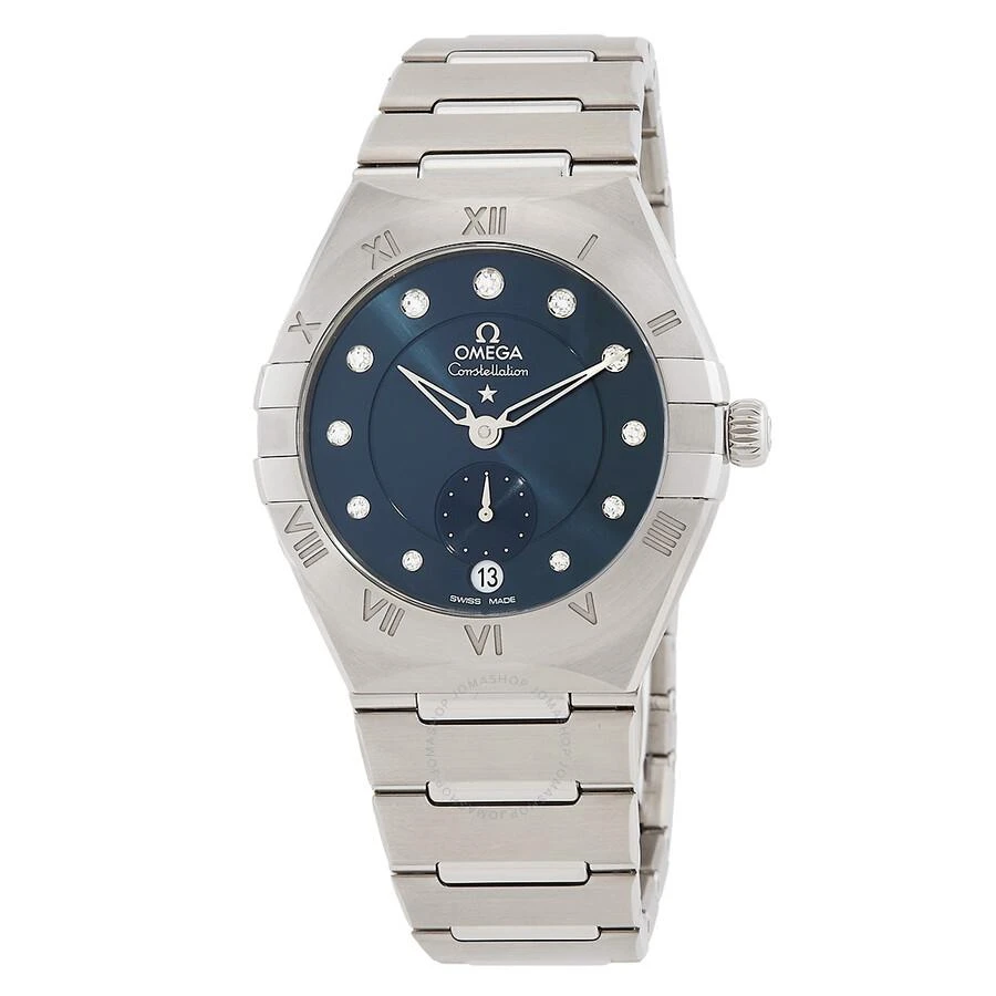 Omega Constellation Automatic Chronometer Diamond Blue Dial Ladies Watch 131.10.34.20.53.001 1