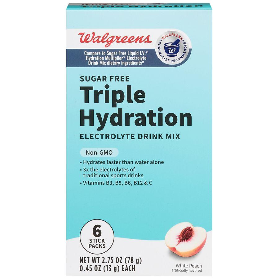 Walgreens Electrolyte Drink Mix White Peach