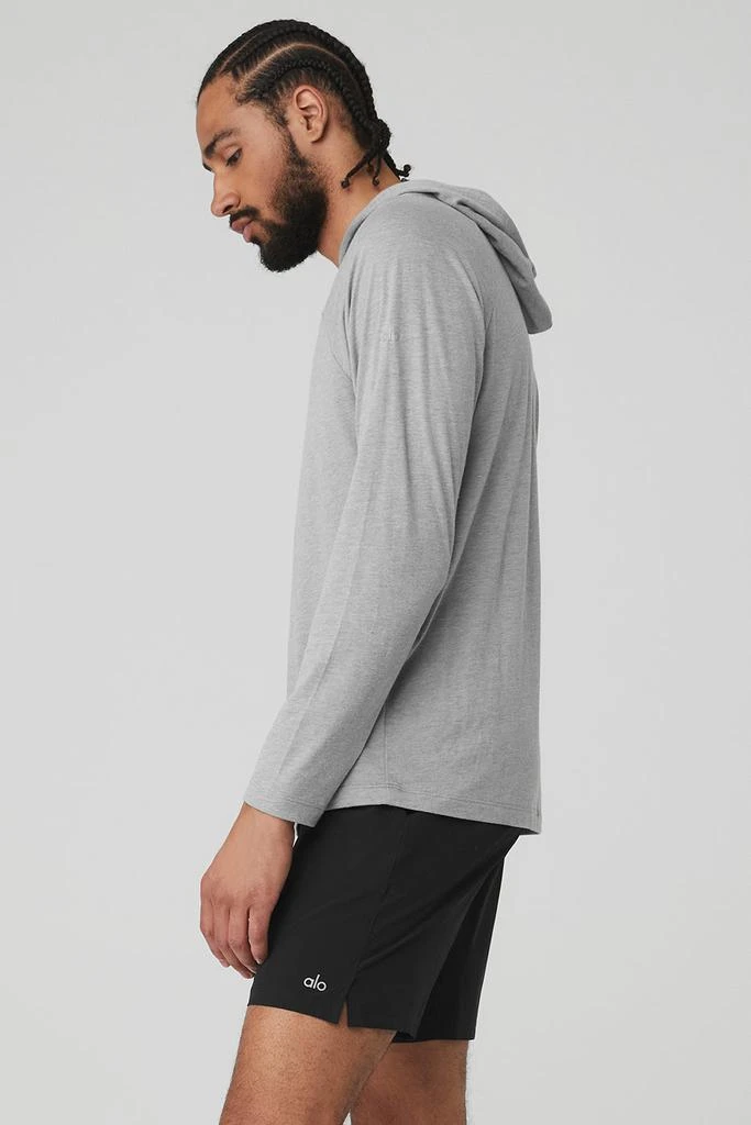 Alo Core Hooded Runner - Athletic Heather Grey 3