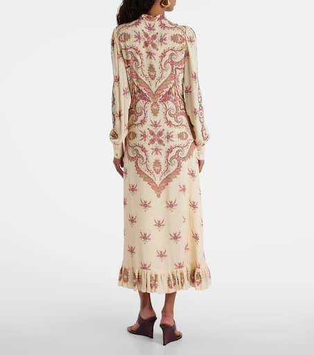 ETRO Cutout printed midi dress 3