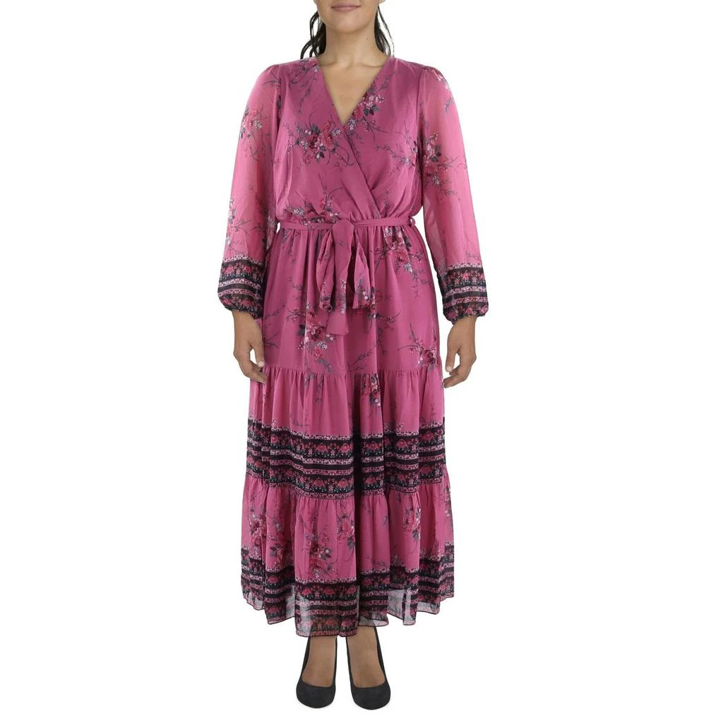 City Chic Womens Floral Long Maxi Dress 3