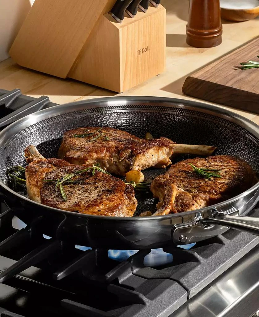 T-Fal Hybrid Mesh Stainless Steel Frypan, 8 Inch 4