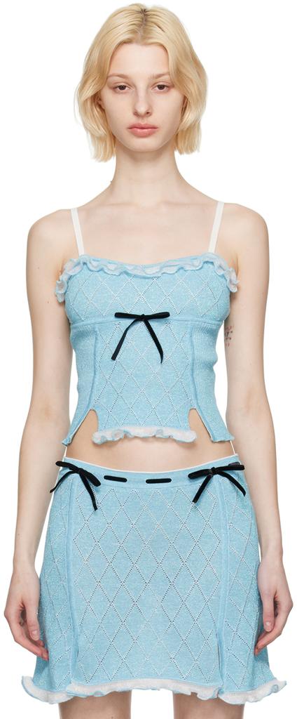 CORMIO Blue Heidi Tank Top