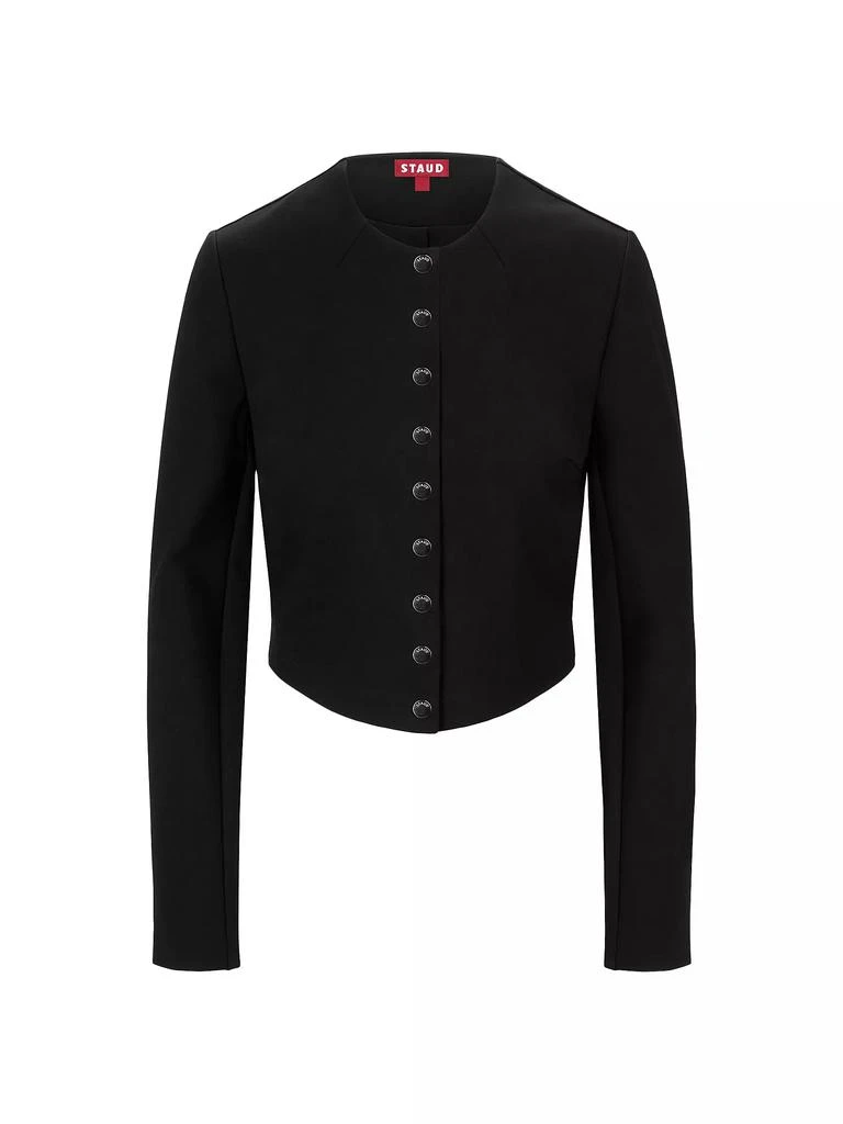 Staud Cilento Tailored Cropped Jacket 1