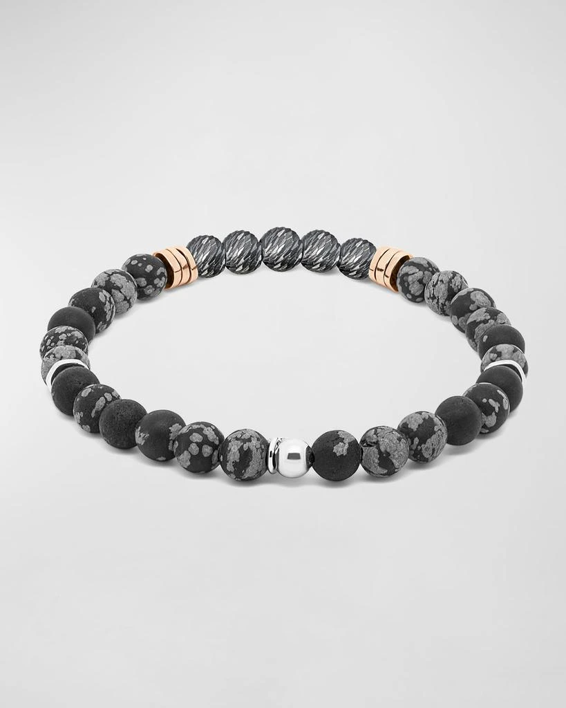 Tateossian Men's Stonehenge Bead Bracelet 3