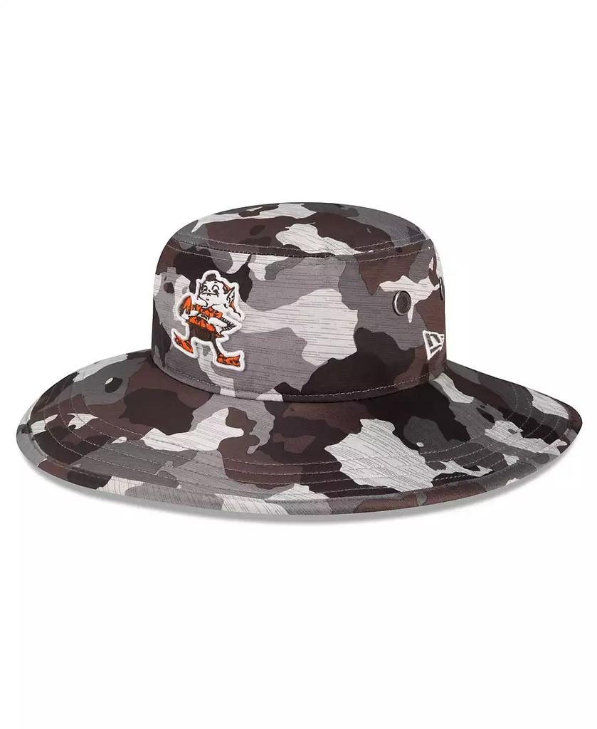 New Era Men's Camo Cleveland Browns 2022 NFL Training Camp Official Historic Logo Panama Bucket Hat