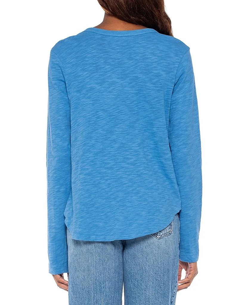Wilt Shrunken Crew Long Sleeve Shirttail Slub Tee 6