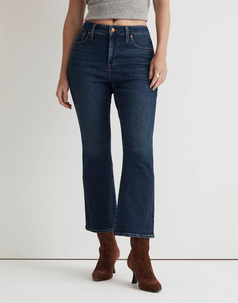 Madewell Curvy Kick Out Crop Jean