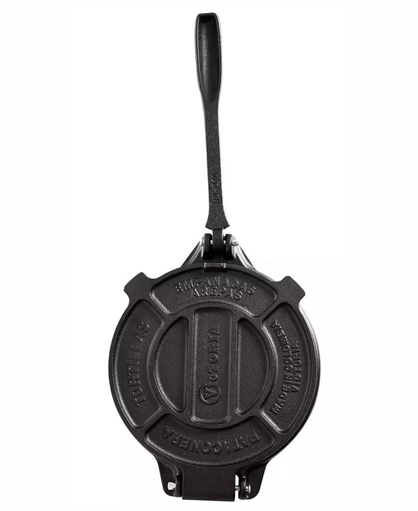 Victoria 8" Cast Iron Tortilla Press & Pataconera 5