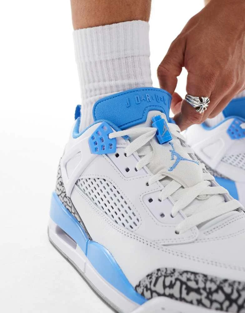 Jordan Jordan Spizike Low trainers in white and blue 4