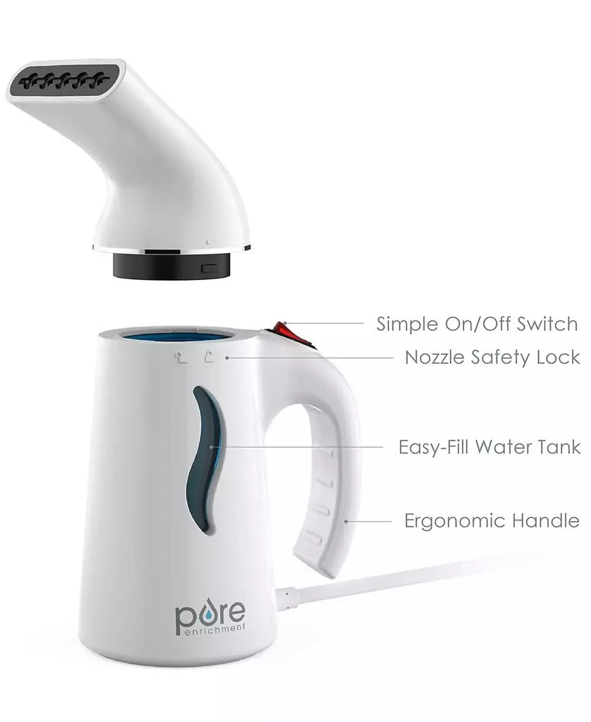 Pure Enrichment PureSteam Portable Fabric Steamer 5