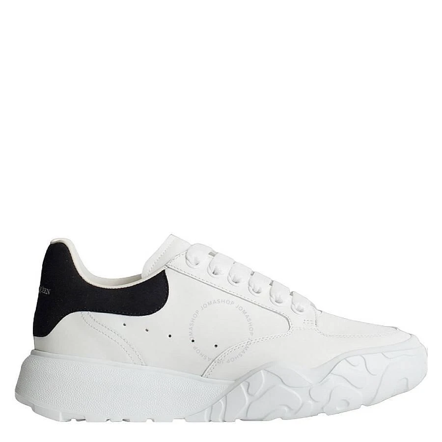 Alexander McQueen Court Leather Low-Top Sneakers 1