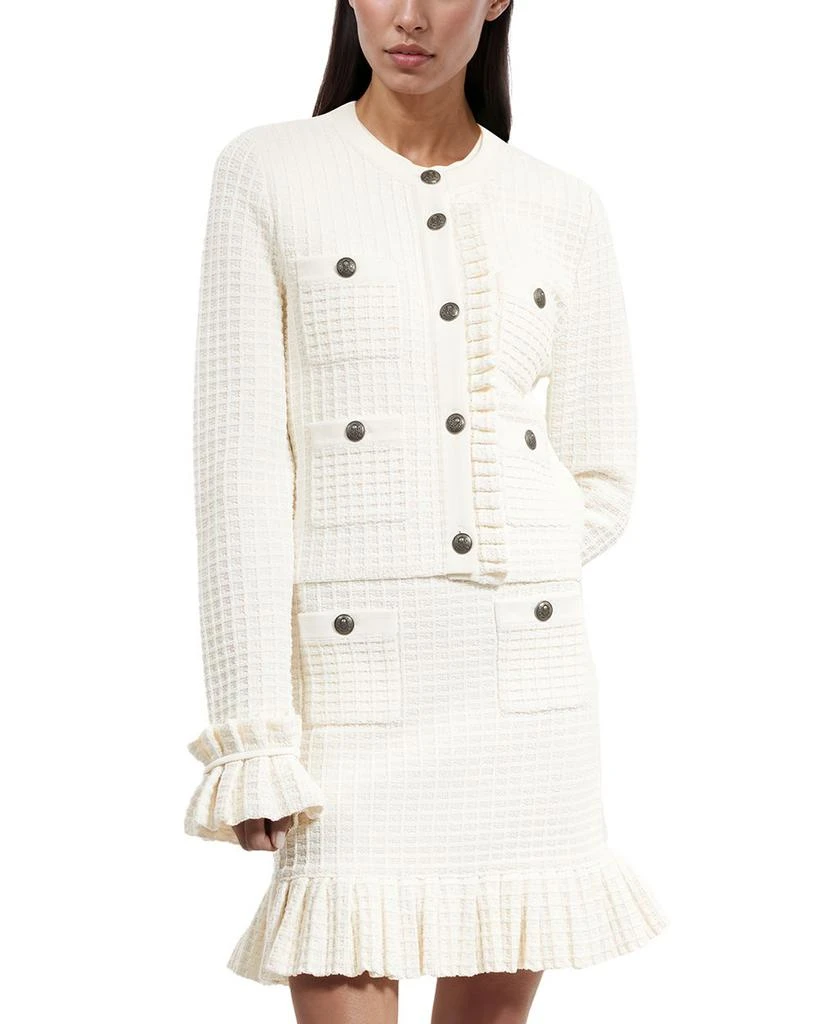 The Kooples Textured Ruffle Cuff Cardigan 1