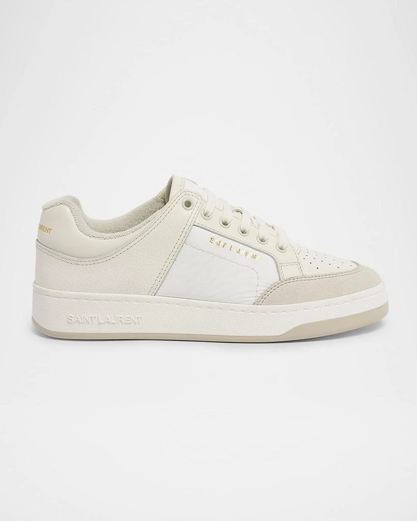 Yves Saint Laurent SL61 Mixed Leather Low-Top Sneakers 1