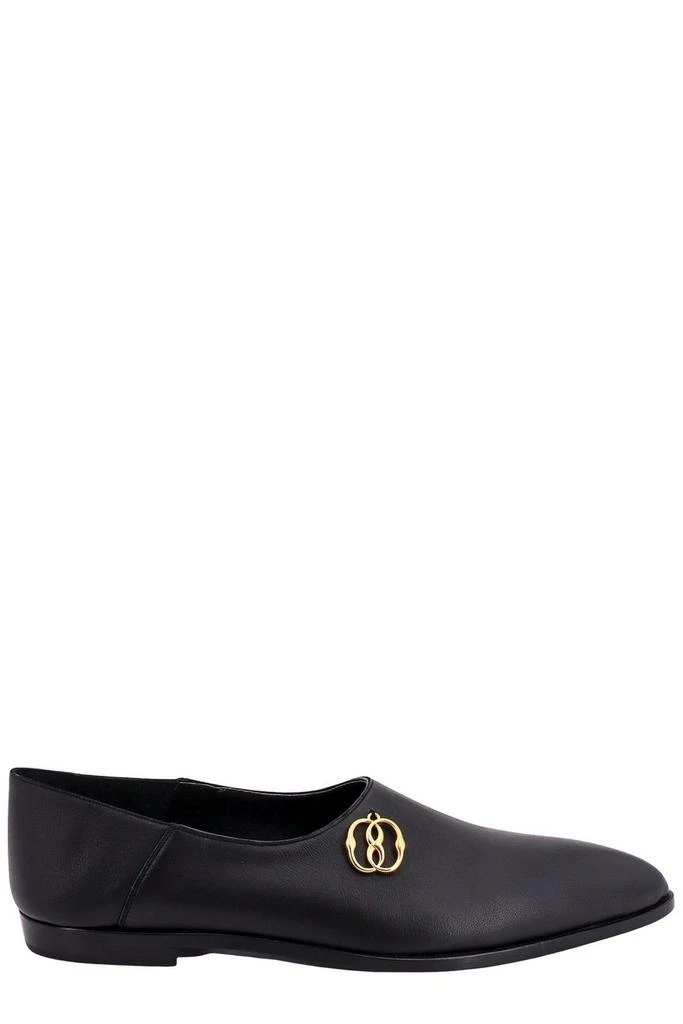 Bally Bally Logo Plaque Slip-On Loafers 1