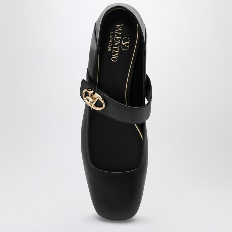 Valentino Ballerina Mary-Jane Vlogo locker black - Shoes