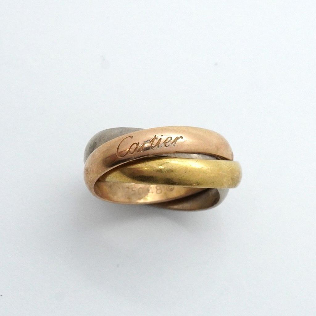 Cartier pink gold (18K) gold (18K) yellow gold (18K) Band Ring (Pre-Owned)