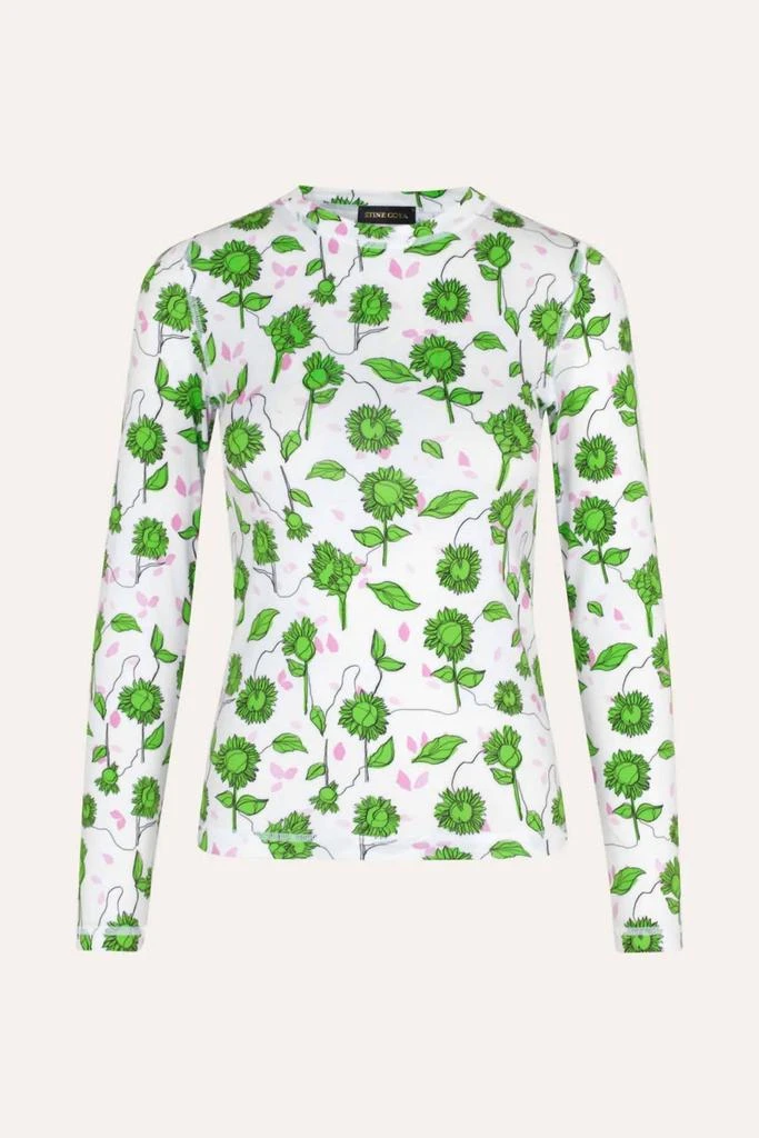 Stine Goya Juno Crewneck Top In Sunflower 3