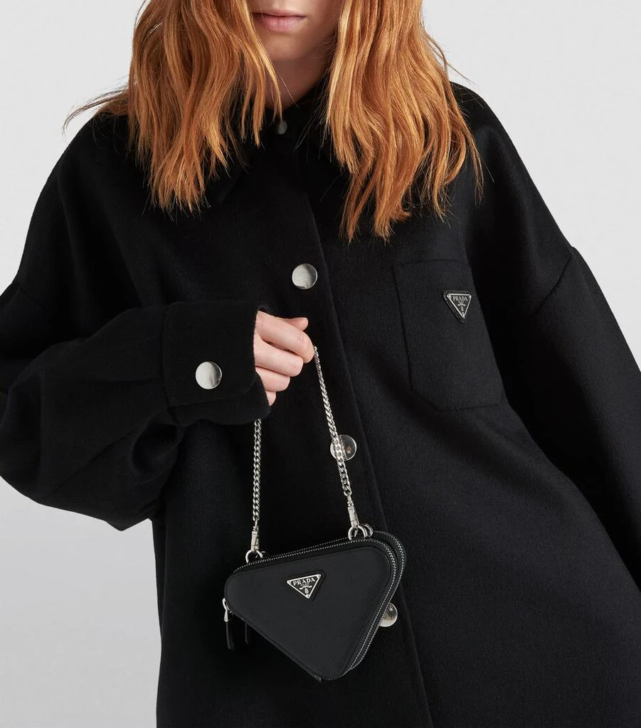 Prada Mini Saffiano Leather Cross-Body Bag 5
