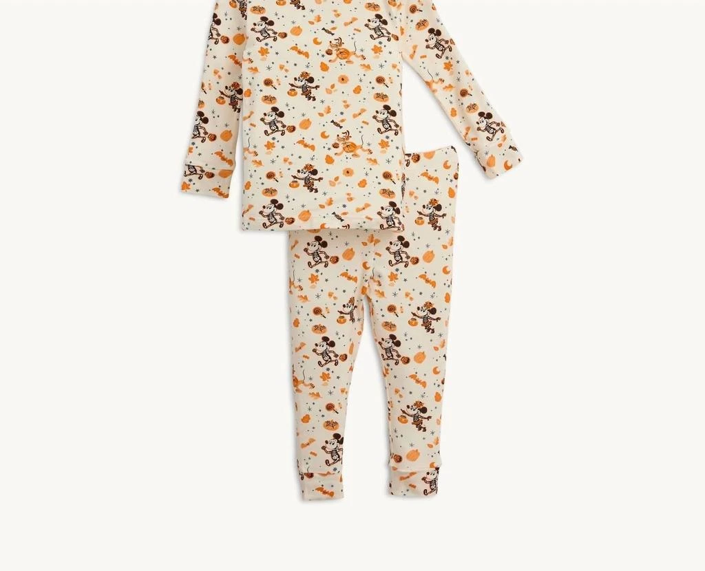 Magnetic Me Girl
s Disney Mickey
s Spooky Season Modal Magnetic Pajama Set In Beige