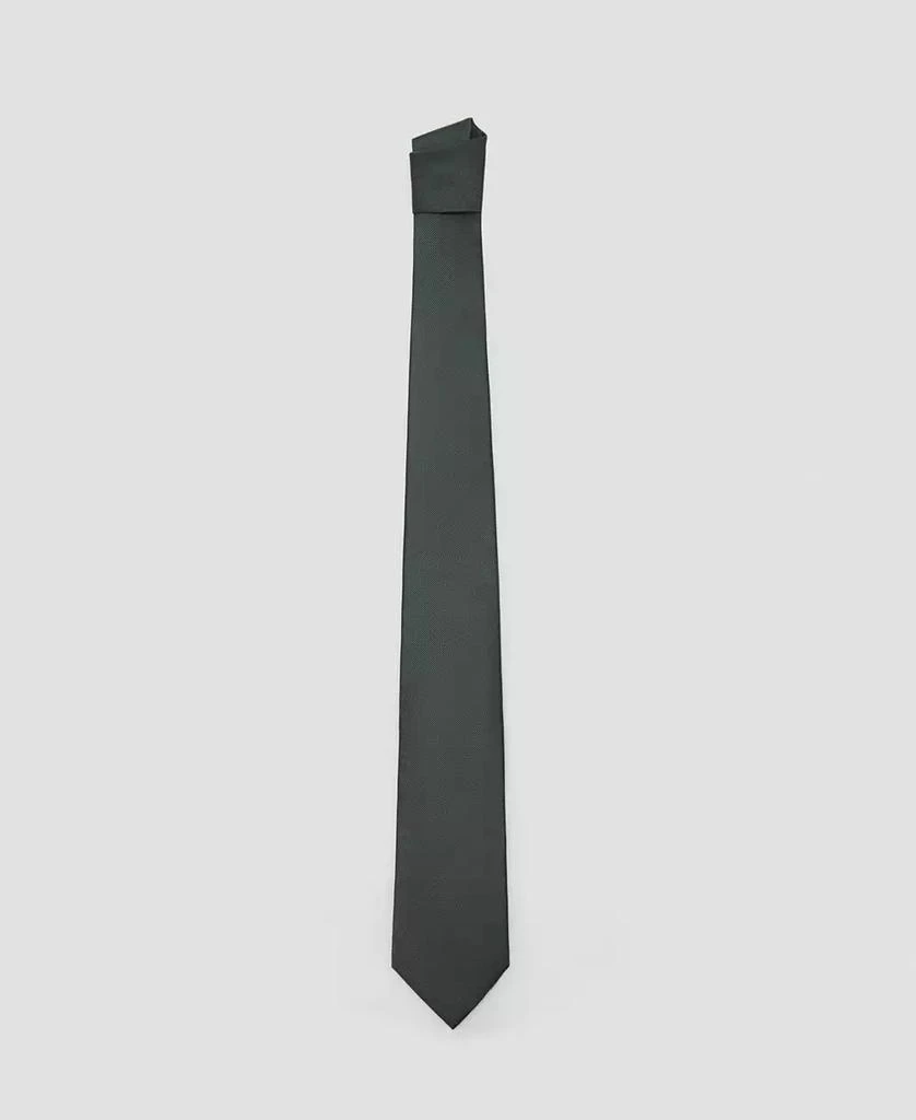 Mango Men's Plain Silk Tie 1