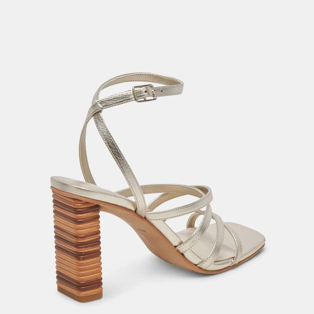 Dolce Vita JENKO HEELS PLATINUM METALLIC LEATHER 3