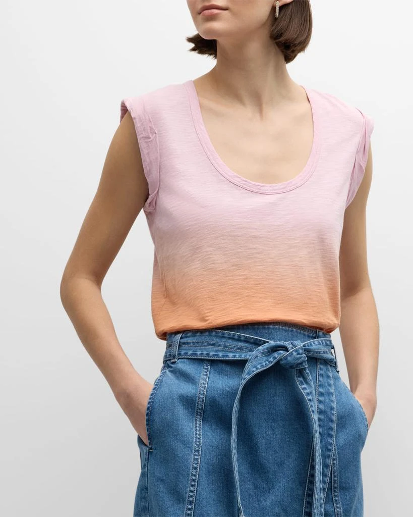VERONICA BEARD Arion Ombre Muscle Tee 7