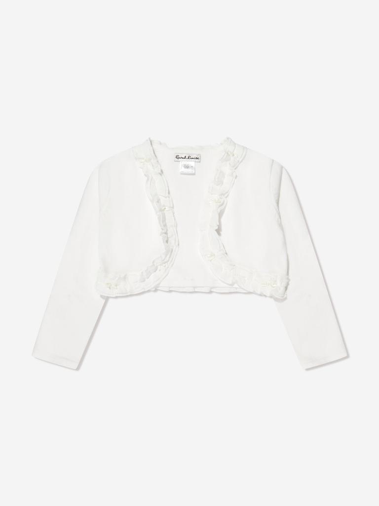 Sarah Louise Sarah Louise Girls Frilly Bolero in Ivory