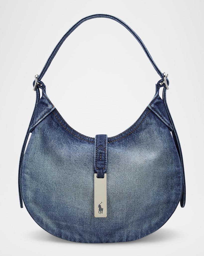Ralph Lauren Polo ID Denim Shoulder Bag