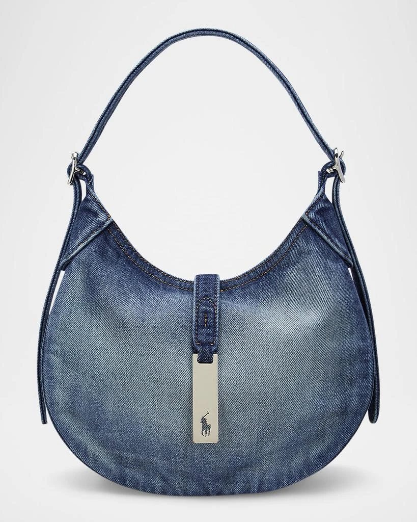 Ralph Lauren Polo ID Denim Shoulder Bag 1