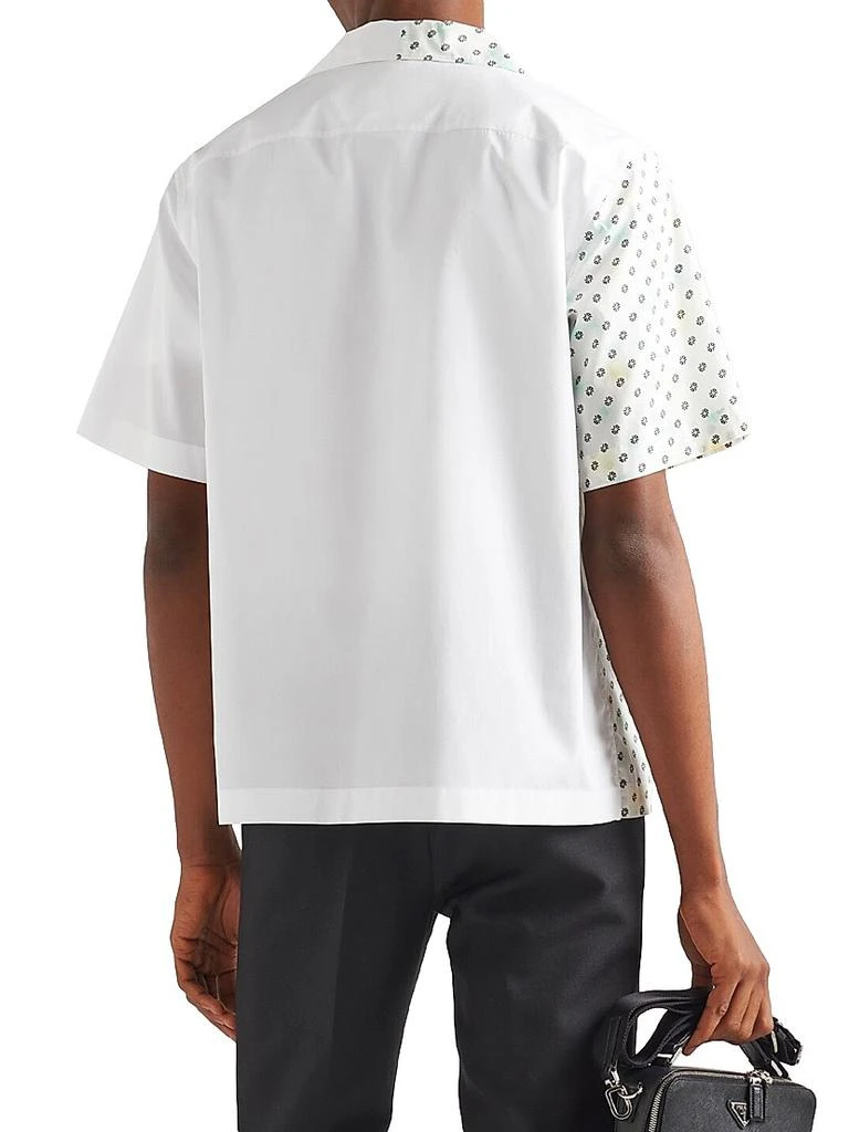 Prada Double Match Cotton Shirt 4