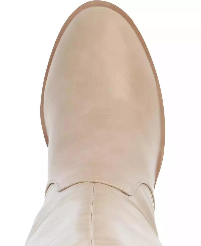 Journee Collection Women's Romilly Wide Width Wide Calf Round Toe Block Heel Knee High Boots 4