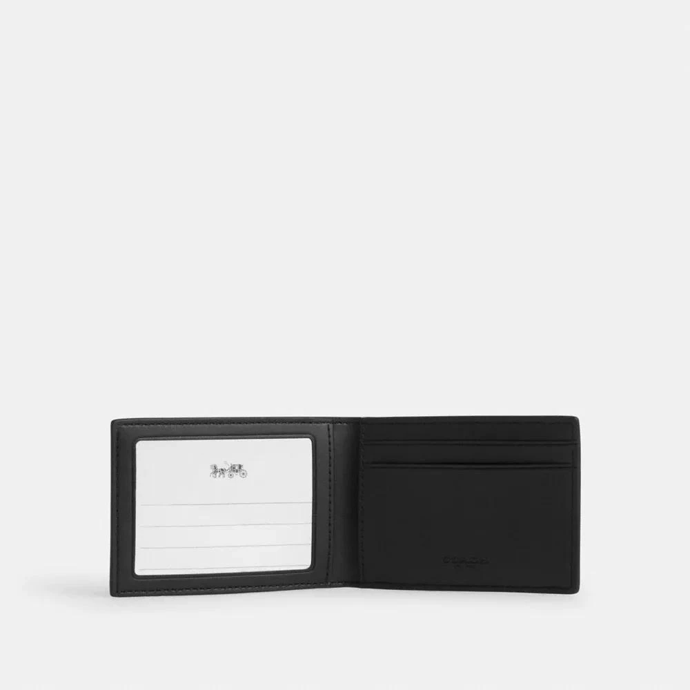 Coach Compact Billfold Wallet In Signature Canvas 3