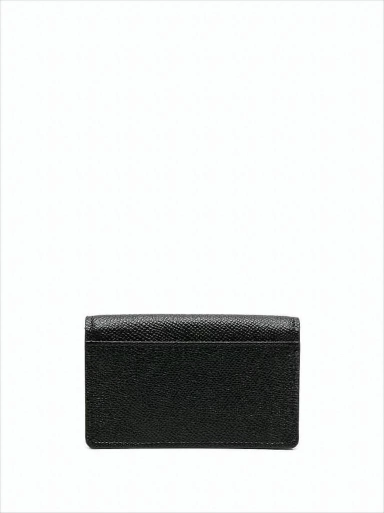 MAISON MARGIELA Textured Black Calf Leather Wallet 2