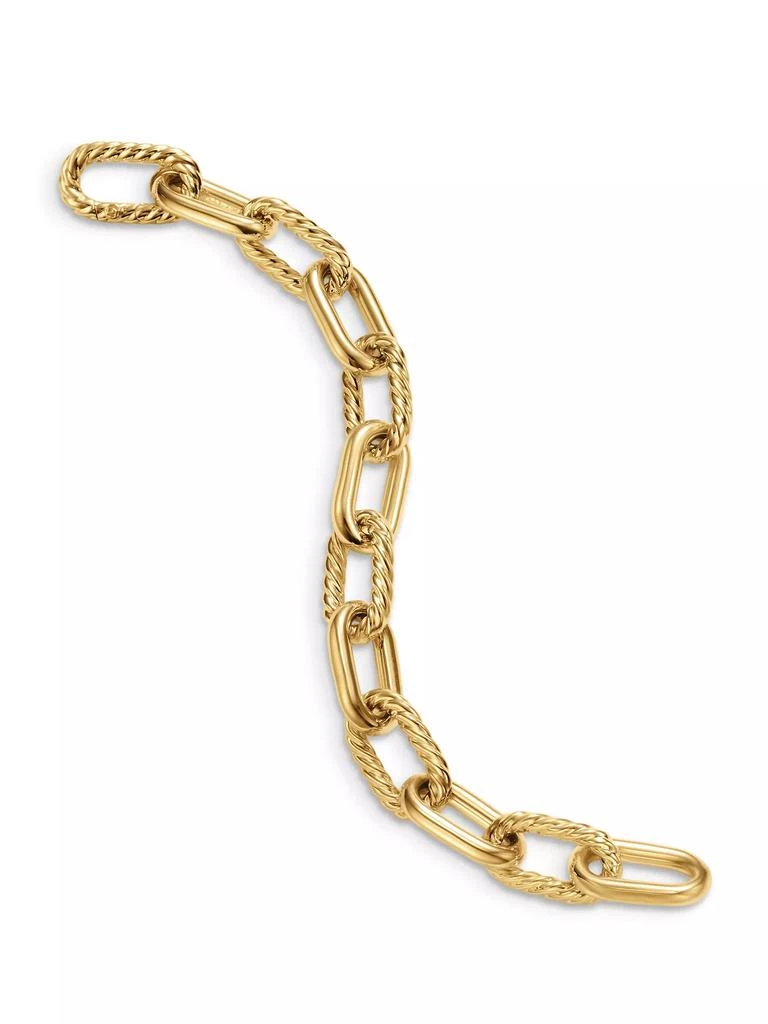 David Yurman DY Madison Chain Bracelet in 18K Yellow Gold, 13.5MM 4