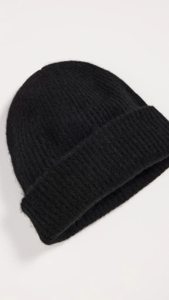 White + Warren Cashmere Plush Rib Beanie 3