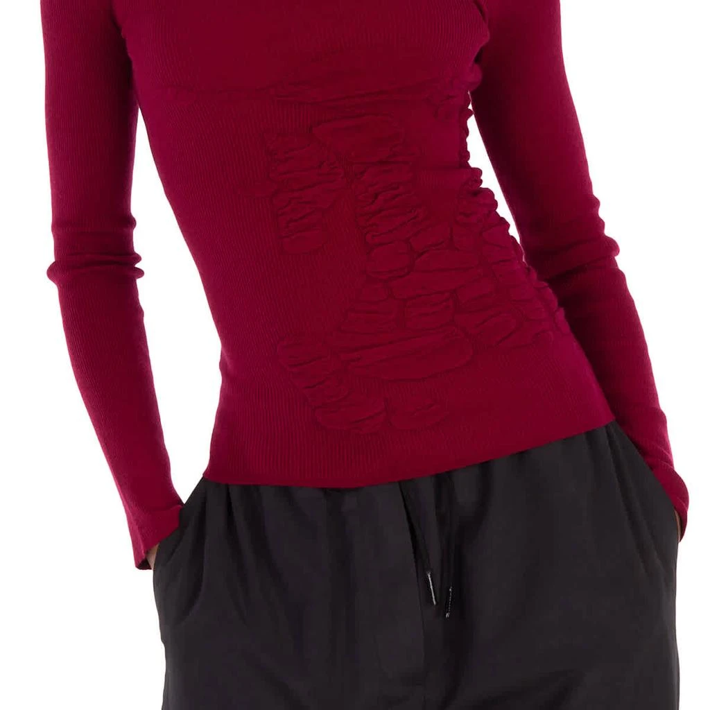 Burberry Roll-Neck Jumper With Equestrian Knight Motif, Size X-Small 2