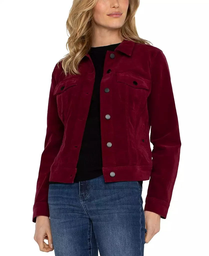 Liverpool Los Angeles Women's Corduroy Trucker Jacket 3
