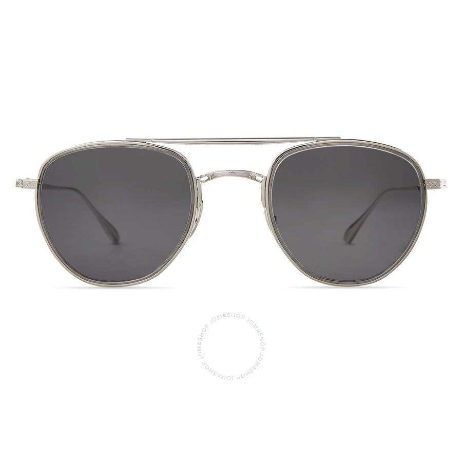 Mr. Leight ROKU II S Lava Pilot Titanium Sunglasses ML4015 PLT-PW/LAVA 48 1