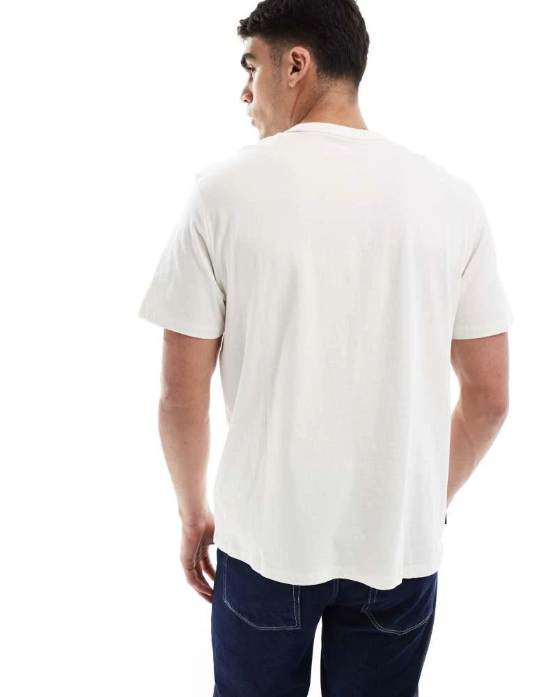 Timberland Timberland Short sleeve chest timbs graphic tee in vintage white 4