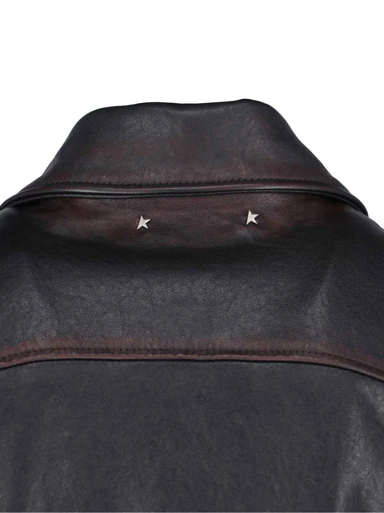 Golden Goose "Prince" Leather Jacket – Brown 3