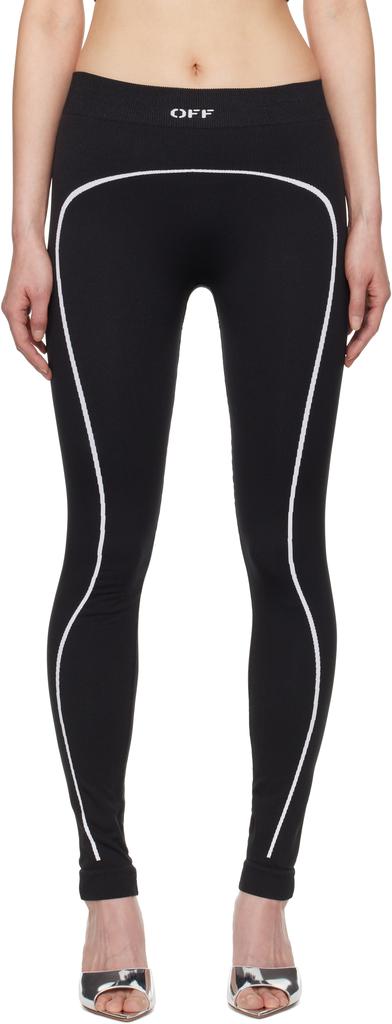 スパッツ・レギンス Off-White Leggings With Logo Off-White c/o Virgil Abloh Leggings for Women | Online Sale