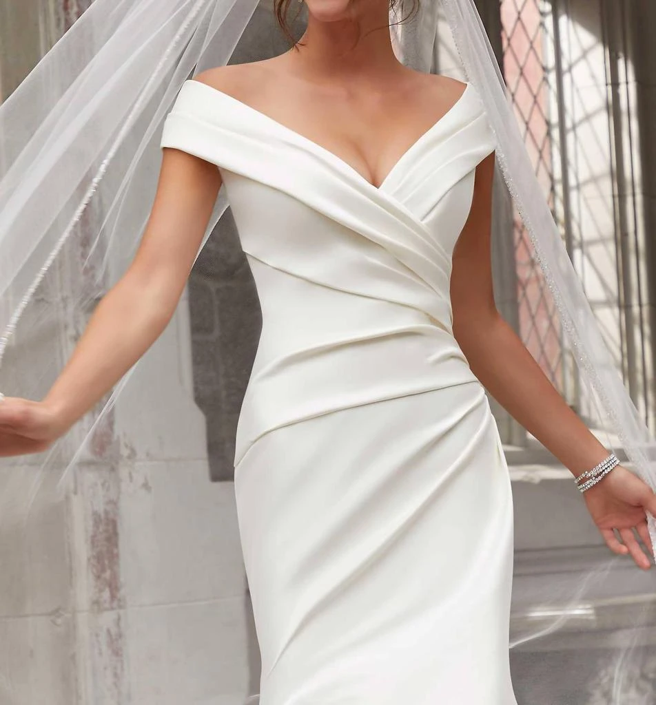 MORILEE Morilee - Edged With Sequins Cathedral Wedding Veil 3