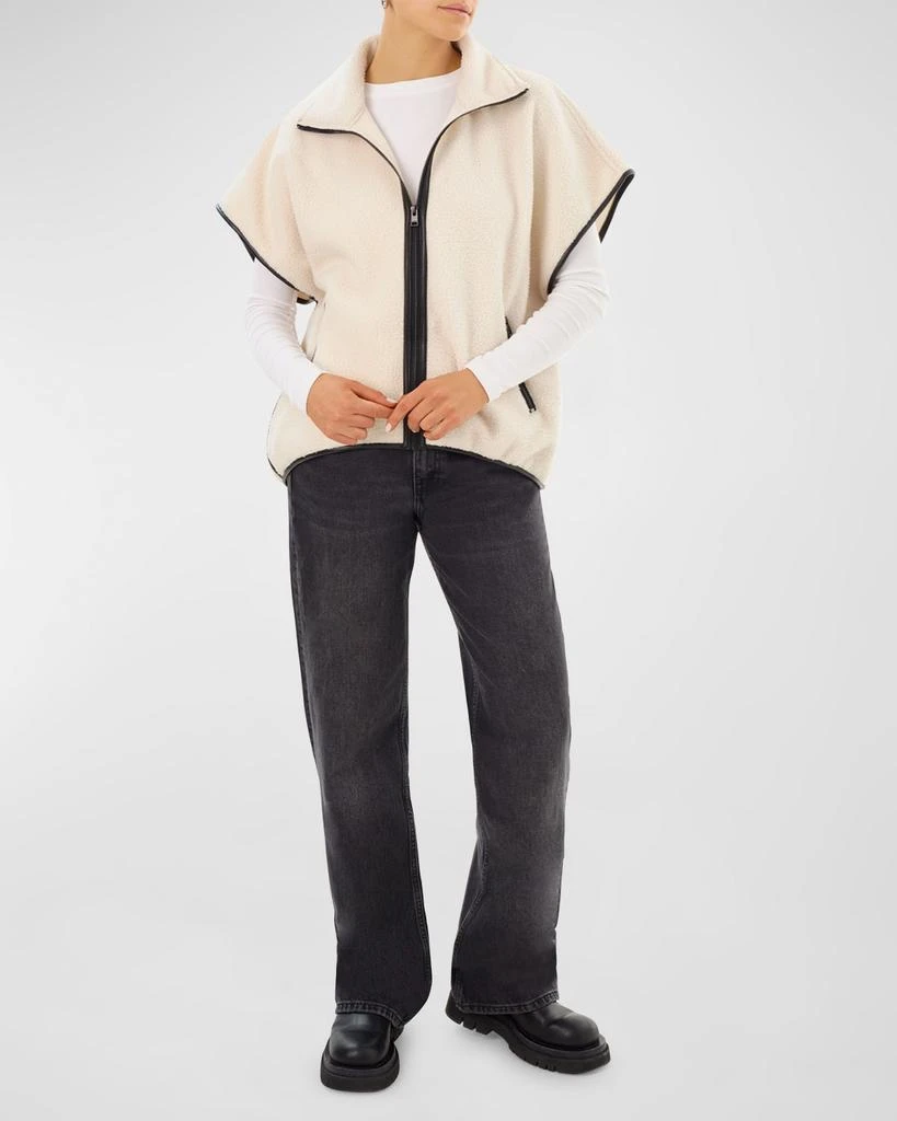 LaMarque Eudora Polar Fleece Short-Sleeve Jacket 2