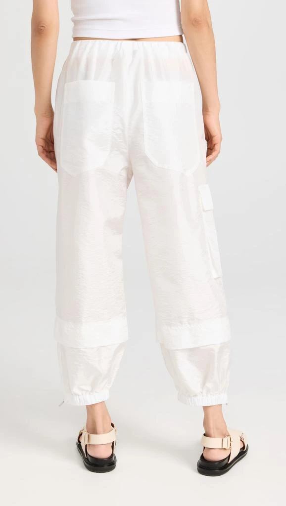 Tibi Crispy Nylon Pull On Joggers 2