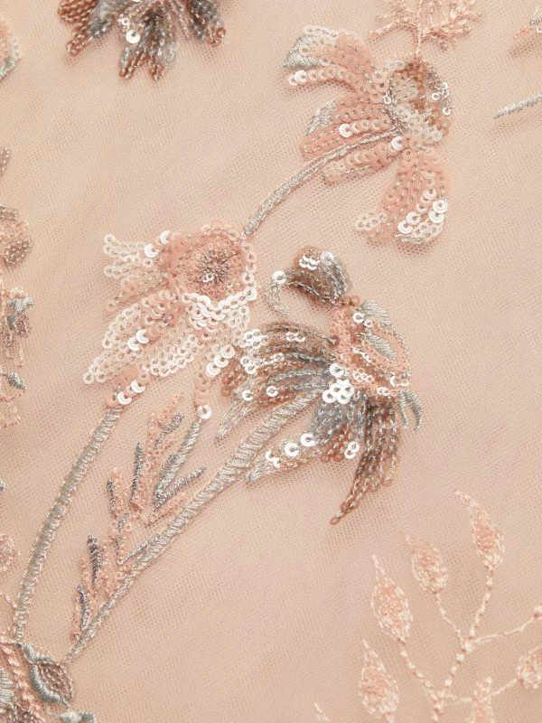 Teri Jon Sequin-Embellished High-Low Dress 5