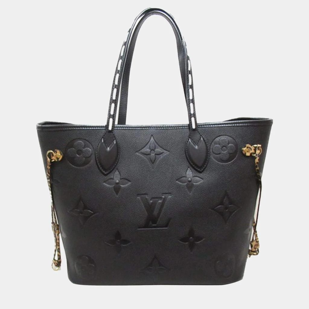 Louis Vuitton Louis Vuitton Black Monogram Empreinte Wild At Heart Neverfull MM 1