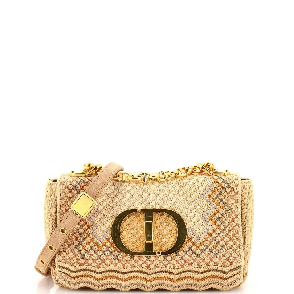 Dior Caro Bag Embroidered Cotton Small 1