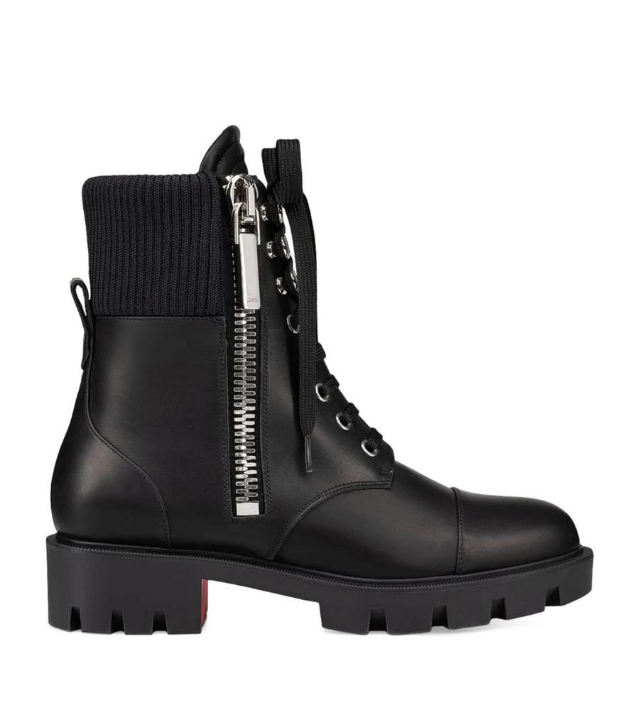 Christian Louboutin En Hiver Leather Biker Boots 1